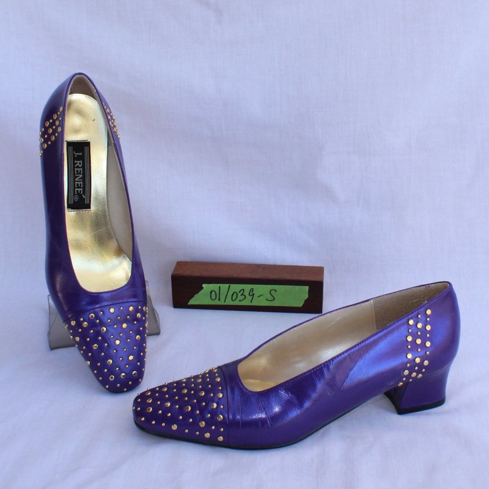 J. Renee Purple & Gold Shoes
